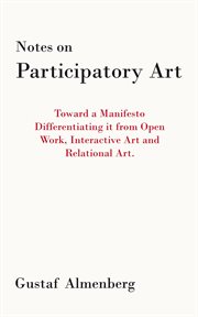 Notes on participatory art cover image