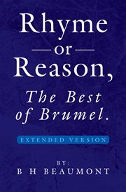 Rhyme or reason, the best of brumel cover image