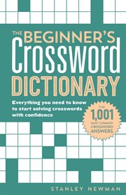 The beginner's crossword dictionary cover image
