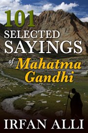 101 selected sayings of mahatma gandhi cover image