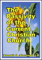 The passivity of the current christian church cover image