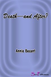 Death--and after? cover image