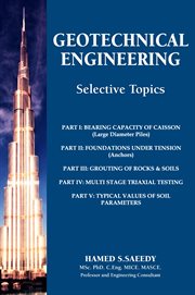 Geotechnical engineering selective topics cover image