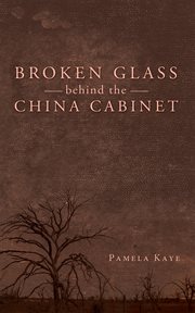 Broken glass behind the china cabinet cover image
