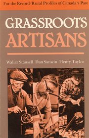Grassroots artisans: Walter Stansell, Dan Sarazin, Henry Taylor, in conversation with Barry Penhale cover image