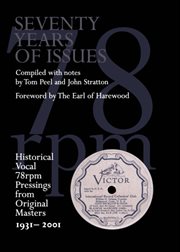 Seventy years of issues: historical 78rpm pressings from original masters, 1931-2001 cover image