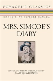 Mrs. Simcoe's diary cover image