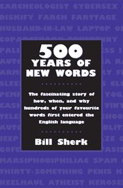 500 years of new words cover image