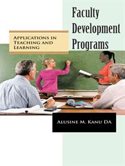 Faculty development programs. Applications in Teaching and Learning cover image