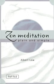 Zen meditation plain and simple cover image