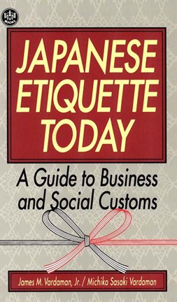 Cover image for Japanese Etiquette Today