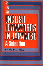 English Loanwords in Japanese English Loanwords in Japanese