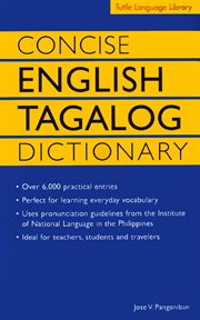 Concise English-Tagalog dictionary cover image