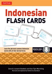 Indonesian flash cards cover image