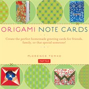 Origami note cards cover image