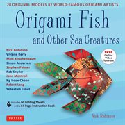 Origami fish and other sea creatures ebook cover image
