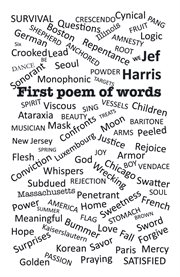 First poem of words cover image