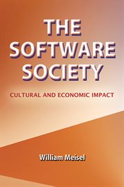 Software society : cultural and economic impact cover image