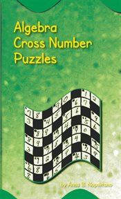 Algebra cross number puzzles cover image