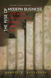 Rise of Modern Business: Great Britain, the United States, Germany, Japan, and China cover image