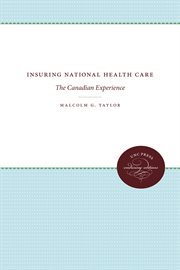 Insuring national health care: the Canadian experience cover image