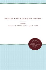 Writing North Carolina history cover image