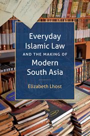 Everyday islamic law and the making of modern south asia cover image