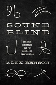 Sound : Blind. American Literature and the Politics of Transcription cover image