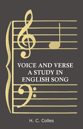 Cover image for Voice and Verse