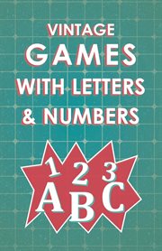 Vintage games with letters and numbers cover image