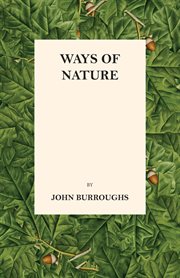 Ways of nature cover image