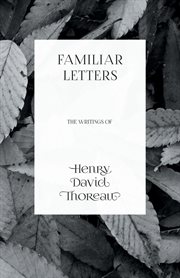 Familiar letters cover image