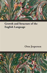 Growth and structure of the English language cover image