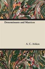 Determinants and matrices cover image