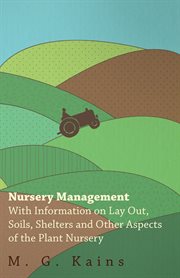 Nursery Management - With Information on Lay Out cover image