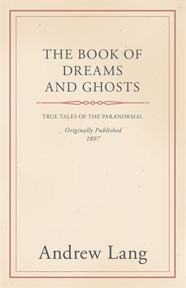 Cover image for The Book of Dreams and Ghosts