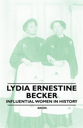 Cover image for Lydia Ernestine Becker
