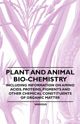 Cover image for Plant and Animal Bio-Chemistry