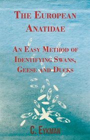 European Anatidae - An Easy Method of Identifying Swans cover image