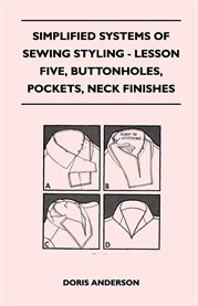 Buttonholes, Pockets, Neck Finishes cover image