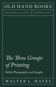 Three Groups of Printing - Relief cover image