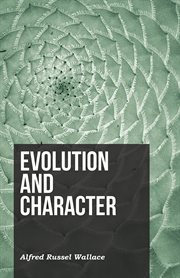 Evolution and Character cover image