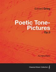 Poetic tone-pictures op.3 - for solo piano cover image