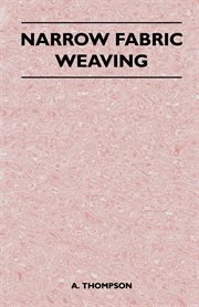 Narrow fabric weaving cover image
