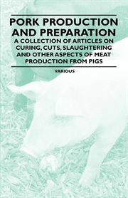 PORK PRODUCTION AND PREPARATION cover image