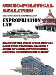 Socio-political realities : Hilton Hotel fiasco & ad hominem legislation cover image
