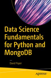 Data Science Fundamentals for Python and MongoDB cover image