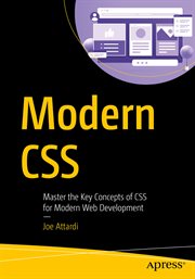 Modern CSS : master the key concepts of CSS for modern web development cover image