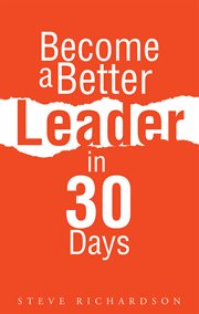 Become a better leader in 30 days cover image