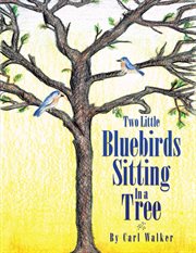 Two little bluebirds sitting in a tree cover image